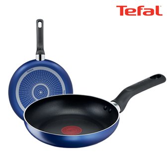  [TeFal] 테팔 팬&냄비 PTFE 미드나잇 블루 2종세트 (프라이팬 24cm + 28cm)