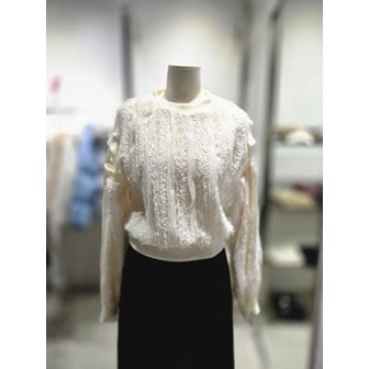 에고이스트 [여주점] 리본장식볼륨티셔츠 ER4OTL52