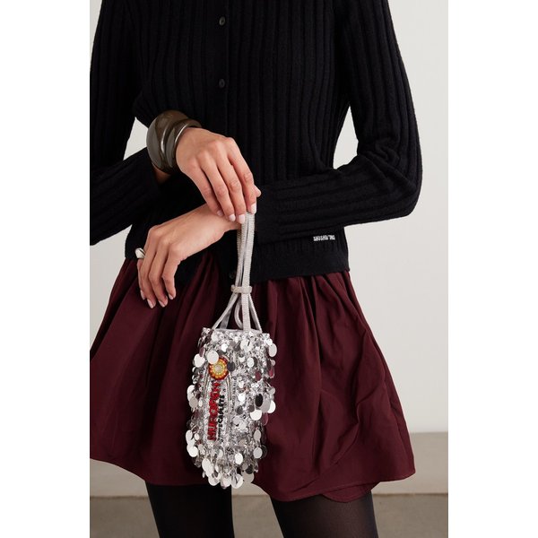 누로펜 비즈 시퀸 새틴 미니 파우치 46376663162972649