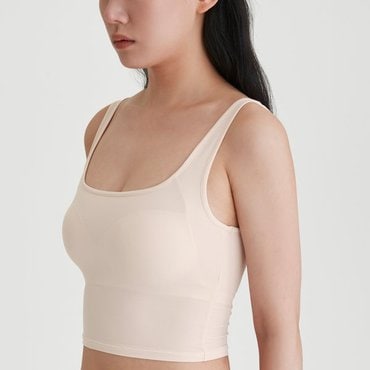 JAJU 25 S/S 신상품  JAJU  여 720도 스트레치 버터 크롭 브라캐미솔   J42N901023