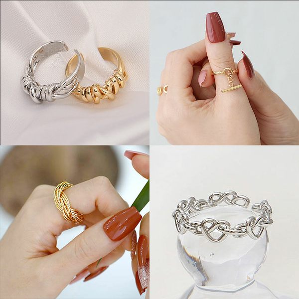 패션 레이어드 포인트 반지 모음전