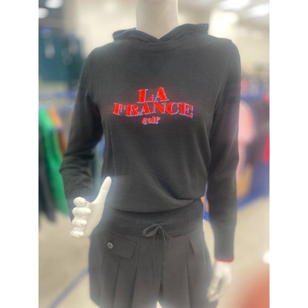 [여주점] 여성 2way 후드 방풍 스웨터 GP422LKPO2 BLCK