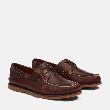 팀버랜드 (사은품양말증정)[Timberland] 팀버랜드남성 클래식 2아이 보트슈즈 TB025077