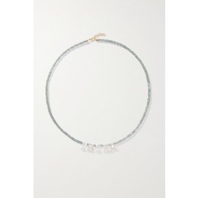 Ibiza Gold, Sapphire And Mother-of-pearl Necklace 그린