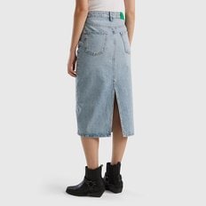 Denim long skirt_46JTD0036902