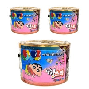 짱구 달곰 팡스타 500g (20g x 25개입) x 3개 짱구는못말려 불량식품