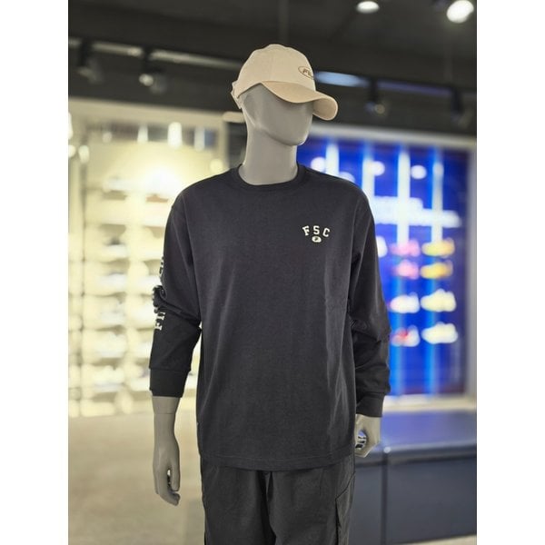[파주점] 유니  그래픽 포인트 긴팔 티셔츠 (FS2RLH1101X-BLK)