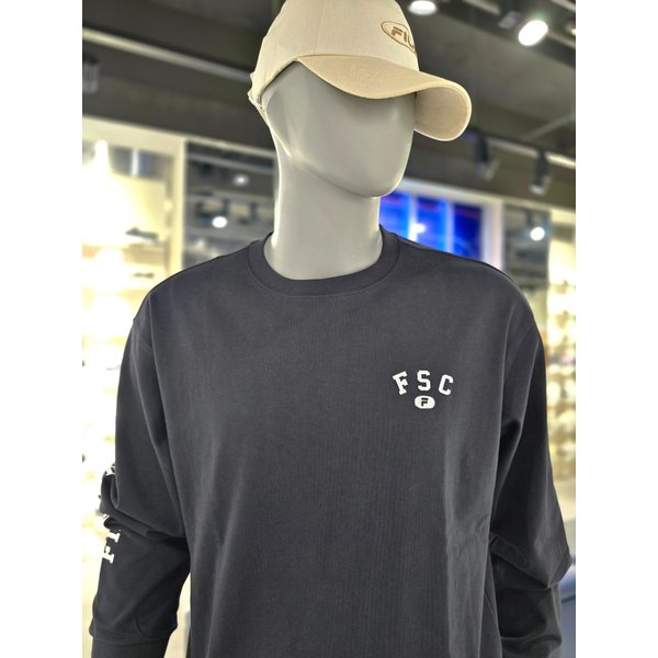 [파주점] 유니  그래픽 포인트 긴팔 티셔츠 (FS2RLH1101X-BLK)