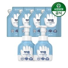 해피홈 SAFE365 핸드워시 무향 용기 350ml 2개 + 리필 200ml 4개