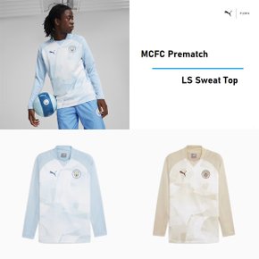 MCFC 맨체스터 시티 FC 프리매치 LS 스웻 탑  774371-01 03 MCFC Prematch LS Sweat Top