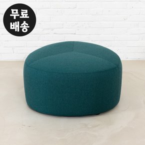 세디 패브릭 소파 스툴 원형 인테리어 디자인 STOOL 낮은 쇼파(중형/에메랄드)