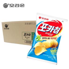 오리온 포카칩 오리지날 66g 20개 대용량 간식 과자 사무실 어린이집