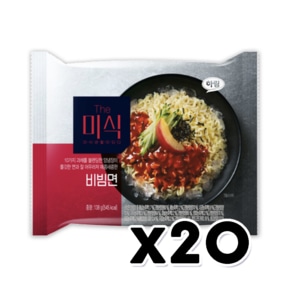 더미식 비빔면 봉지라면 138g x 20개