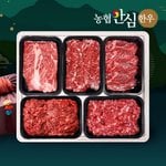 [바로배송][선물포장][농협안심한우] 1등급 VIP 한우선물세트 2kg (등심+채끝+안심+국거리+불고기)