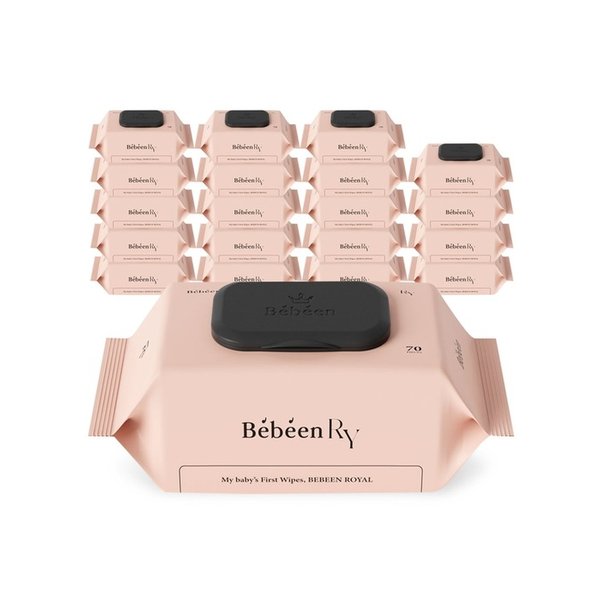 75gsm 로얄 물티슈 캡형 70매 20팩