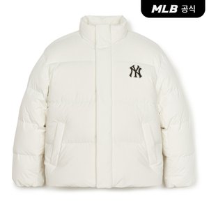 MLB [코리아공식] 빅럭스 구스 숏패딩 NY (Cream)