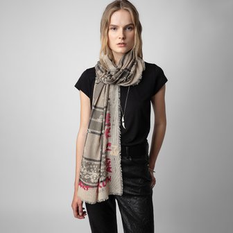 쟈딕앤볼테르 [여주점] 캐시미어 스카프 Delta Cashmere Scarf ZE3FFACSC005Z24