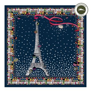 [공식] 롱샴 에펠 타워 크리스마스 스카프 50563GSO006