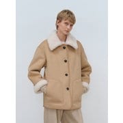 TFW REVERSIBLE SHEARING HALF COAT_2COLORS