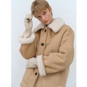 TFW REVERSIBLE SHEARING HALF COAT_2COLORS