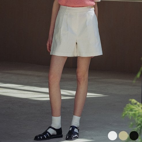 틸아이다이 Side button point half pants[3color]