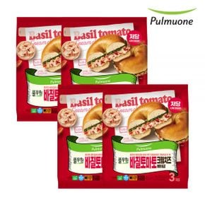 바질토마토 크림치즈 베이글 435gX4개