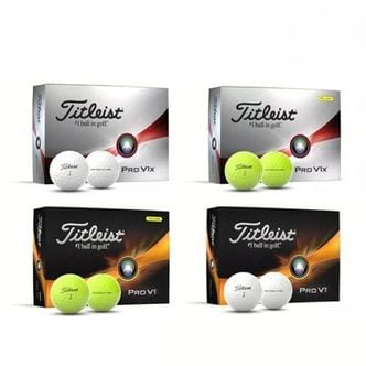 타이틀리스트 (익일출고) Titleist 타이틀리스트 PRO V1 PRO V1X 골프공 12구 24구 2023년