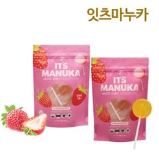 잇츠마누카 꿀 롤리팝사탕 딸기맛 ITS MANUKA 84gX2(봉)