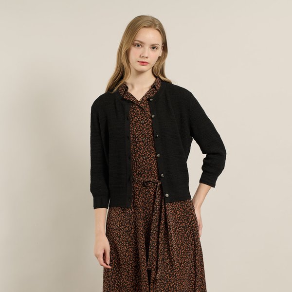 [여주점] 올앤선드리 미들텀 스카시 가디건 A5F8K123