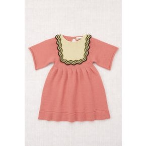 25FW 키즈 니트원피스 CHEVRON BIB DRESS-ROSEWOOD K1132F25-641