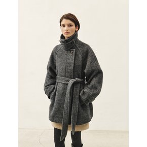 RTW CAMEL HAIR SEMI DOUBLE HALF COAT_2COLORS