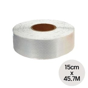 벌집패턴 고휘도 반사 테이프 백색 15cm x 45.7M 1롤_WBEAC7E