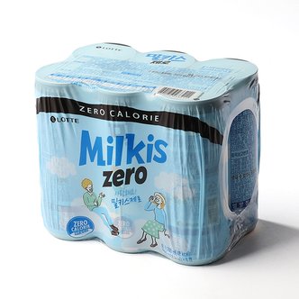 글로벌푸드 [롯데칠성]밀키스 제로 250ml x 6캔