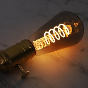 LED 에디슨 전구 COB SEN 다크트윈  ST64 4W