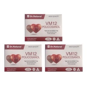 호주 닥터내츄럴 VM12 폴리코사놀12mg 96정 3개