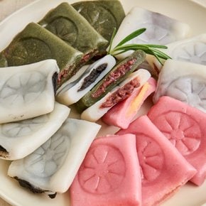 앙꼬절편 4종 2kg (흰팥,쑥,흑임자,고구마)