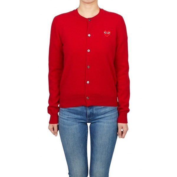 꼼데가르송 레드와펜 여성 가디건 AZ N007 051 5