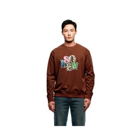 Logo Graphic Sweat Shirt_Brown