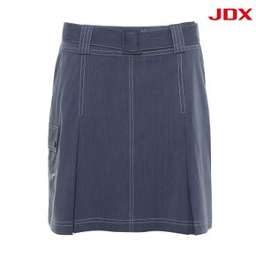 여성 데님 플리츠 큐롯(X2PQV5783DN)_X2PQV5783DN