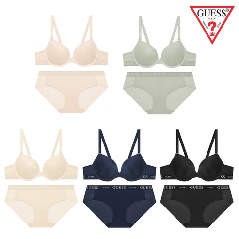 게스언더웨어 톤톤밴드 (5종택1) 와이어브라+팬티세트(GEWBR161/BP161)