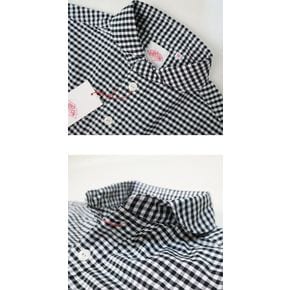 옥스포드 깅엄 클래식 숄 카라 풀오버 체크 셔츠 2025 DT-B0282 Oxp
