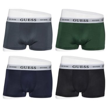 게스언더웨어 NEW 남성(4종택2)화이트 로고밴드 드로즈(GEMDR163)