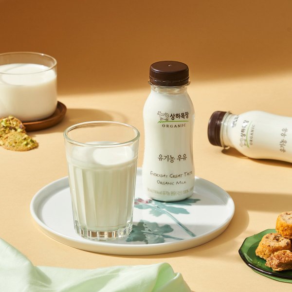 상하목장 유기농 우유 180ml