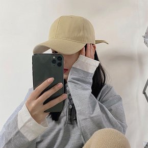 여성 데일리 무지 스트랩 야구모자 볼캡 CAP10