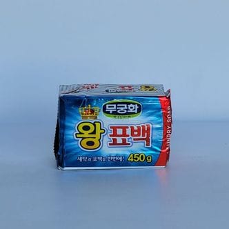 제이큐 무궁화 왕표백비누 세탁용 표백용 450g X ( 2매입 )