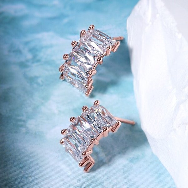 14k G.F치에리 크리스탈 반링 귀걸이 EA2941