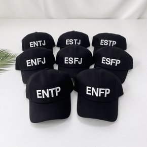 여자 남자 커플 MBTI 볼캡 야구 엠비티아이 모자