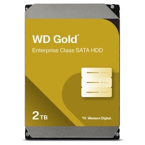 웨스턴 디지털 HDD 2TB WD 골드 엔터프라이즈 3.5인치 내장형 하드 디스크 WD2005FBYZ