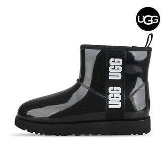 UGG 어그 (W) 23FW 클래식 클리어 미니 여성 겨울 방한 털부츠 1113190-BLK