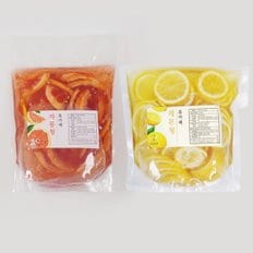 허밍테이블 수제 홈카페 레몬청 자몽청1kg, 2kg